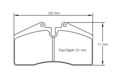 Pagid Racing Brake Pads No. 1204 - Competition Motorsport